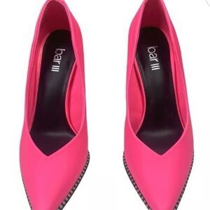 Bar III Hot Pink Pointed Heels
